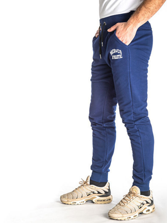 Paco & Co Men's Sweatpants with Rubber Blue