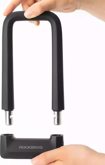 Rockbros Bicycle Pedal Lock with Key Black