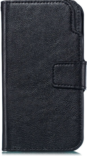 Book Leather / Synthetic Leather / Silicone Black (Galaxy A5 2017)
