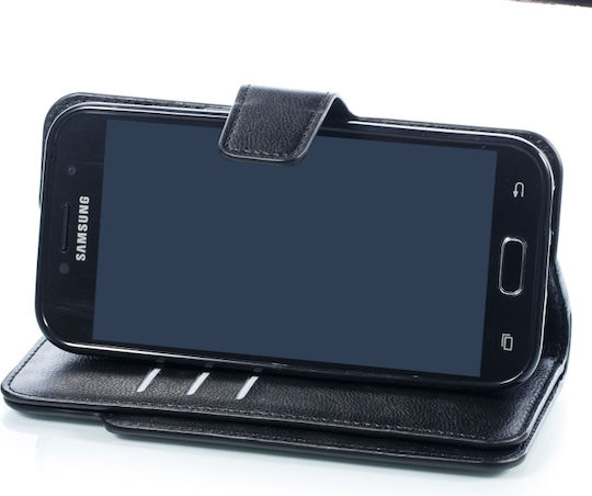 Book Leather / Synthetic Leather / Silicone Black (Galaxy A5 2017)