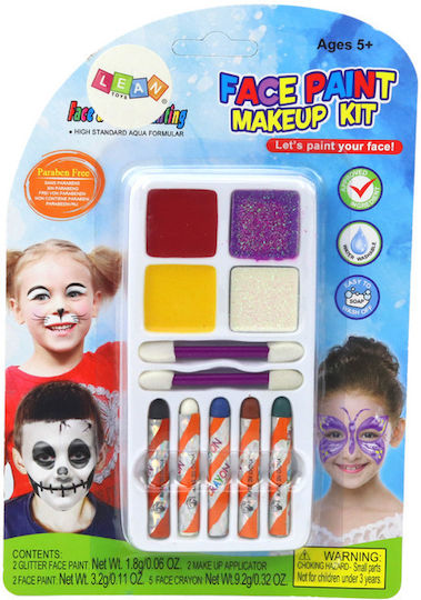 Gesichtsfarben-Set Glitzerfarben Stifte