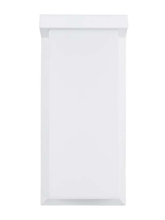 GloboStar Loft Wall-Mounted Outdoor LED Ceiling Lamp IP65 18W with Natural White Light 24.5x11x9.5cm