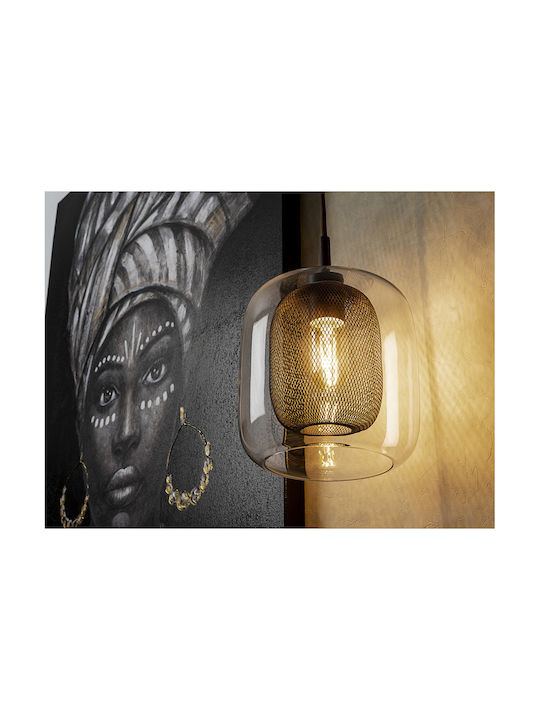 Chocolate Leuchte Wand mit Fassung E27 Braun 20cm