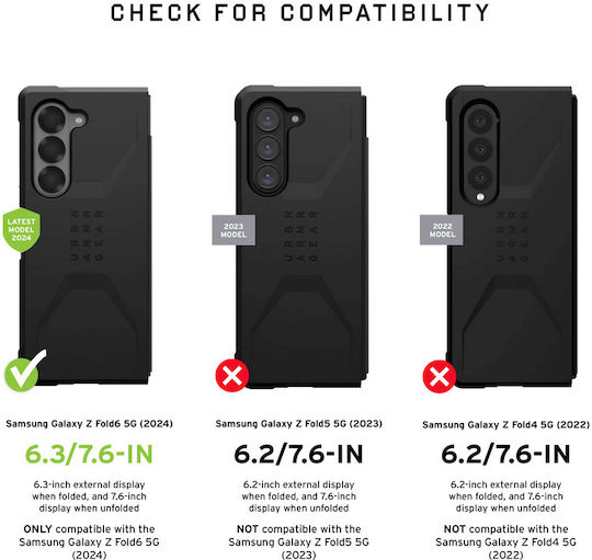 UAG Tempered Glass (Galaxy Z Fold6)