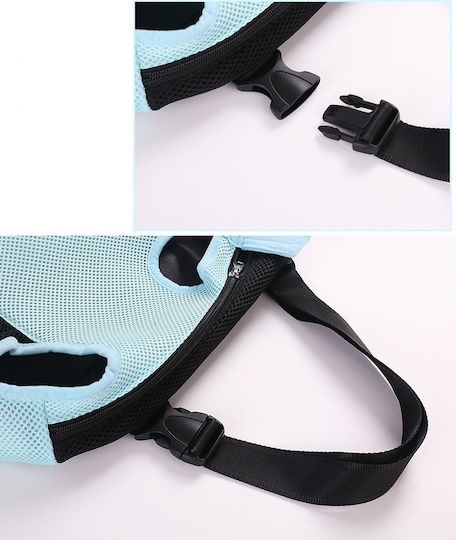 Lila Hunde- und Katzen-Tragetasche für Brust und Rücken S P23-33cm S bis 30cm, W10cm, Gewicht 1,5-2,5kg