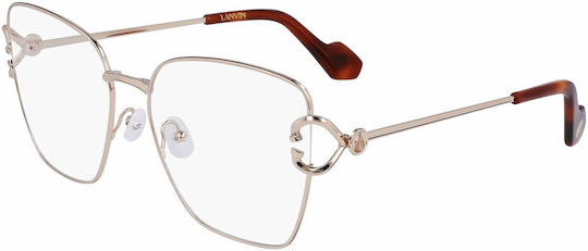 Lanvin Metal Eyeglass Frame Yellow LNV2121-708