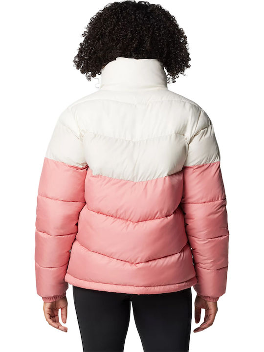 Columbia Puffect Ii Women's Short Puffer Jacket for Winter Pink