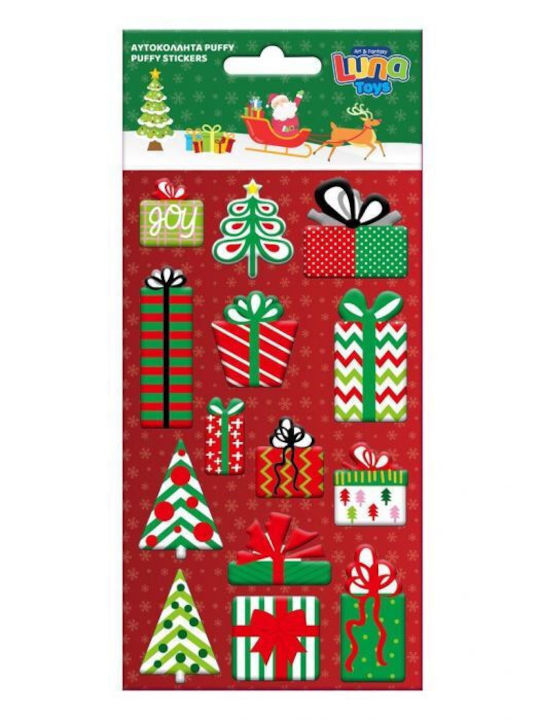 Luna Christmas Puffy Glitter