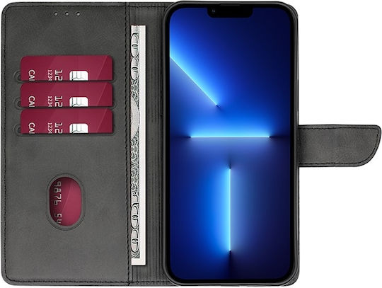 Wallet Δερμάτινο / Δερματίνης / Σιλικόνης Μαύρο (Oppo Reno10)
