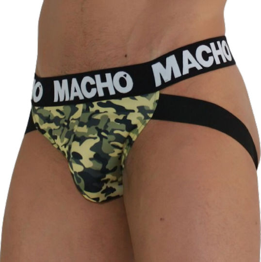 Macho Underwear Ανδρικό Εσώρουχο Jockstrap Πράσινο