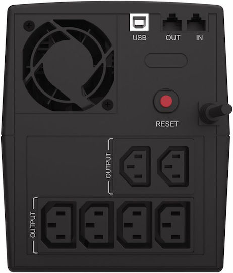 Conceptronic ZEUS08E UPS Line-Interactive 1500VA 900W