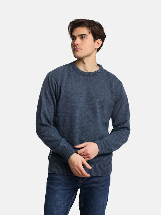 Life Style Butiken Men's Long Sleeve Sweater Navy