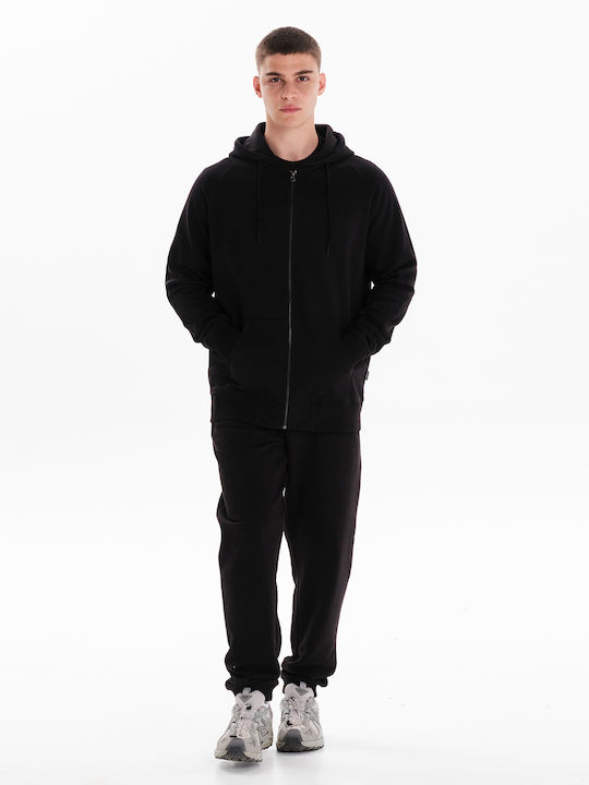 Hooded Cardigan Black