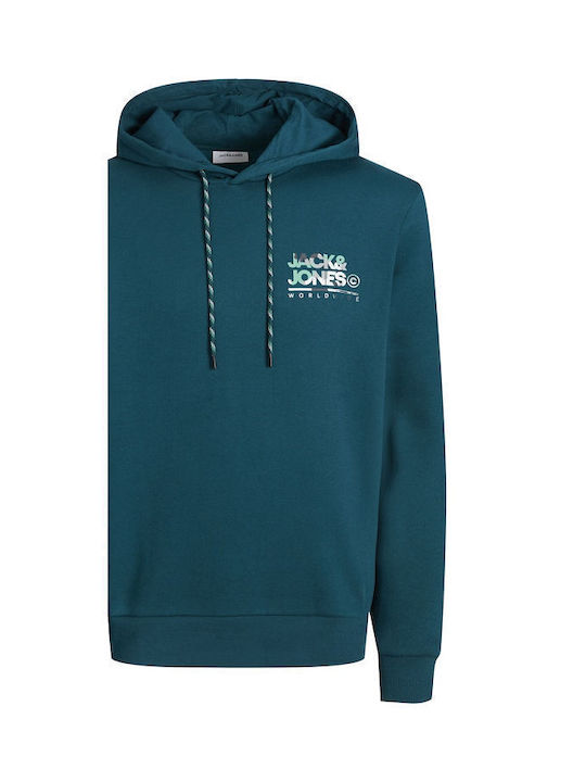 Jack & Jones Men's Sweatshirt with Hood GREEN