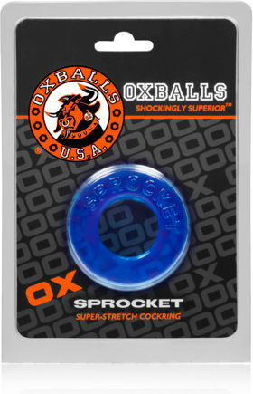 Oxballs Sprocket Δαχτυλίδι Πέους & Όρχεων Μπλε