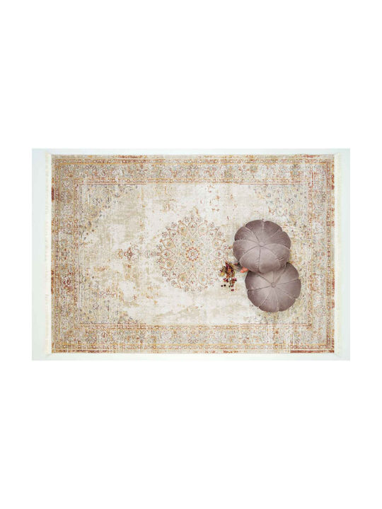 Ezzo Valerio 2670a1r Rug Rectangular Dark Beige