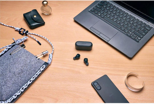 Sony WF-C510 In-ear Bluetooth Handsfree Ακουστικά με Αντοχή στον Ιδρώτα και Θήκη Φόρτισης Μαύρα