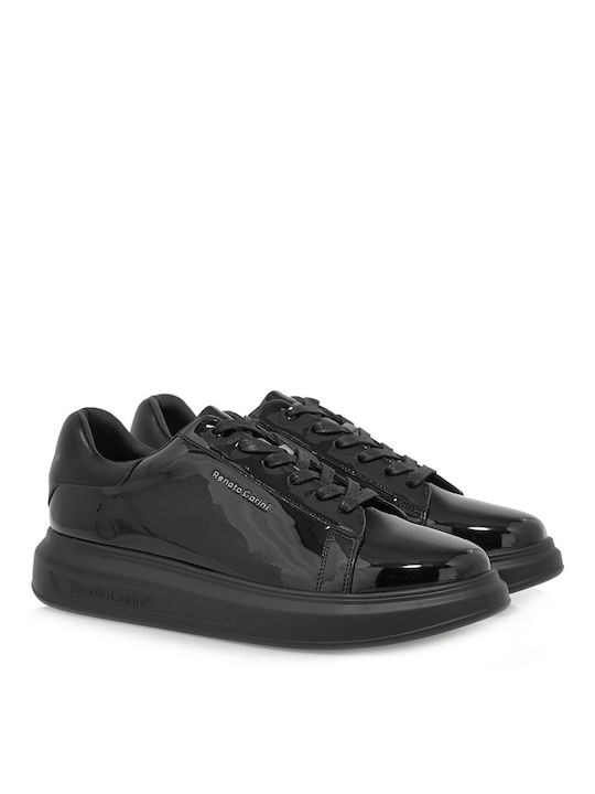 Renato Garini Sneakers Black Varnish Black Matte