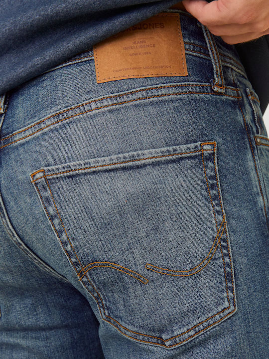 Jack & Jones Men's Jeans Elastic Regular Fit Straight Blue Denim