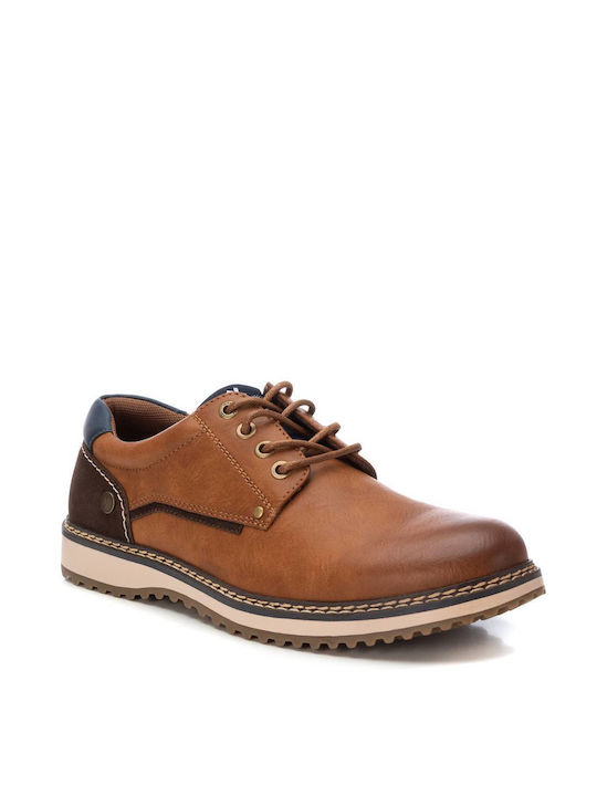 Xti Men's Synthetic Leather Casual Shoes Tabac Brown