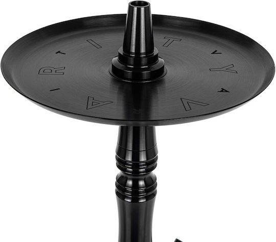 Moze Varity Lounge Black Hookah Frosted Bowl Black Steel 52cm