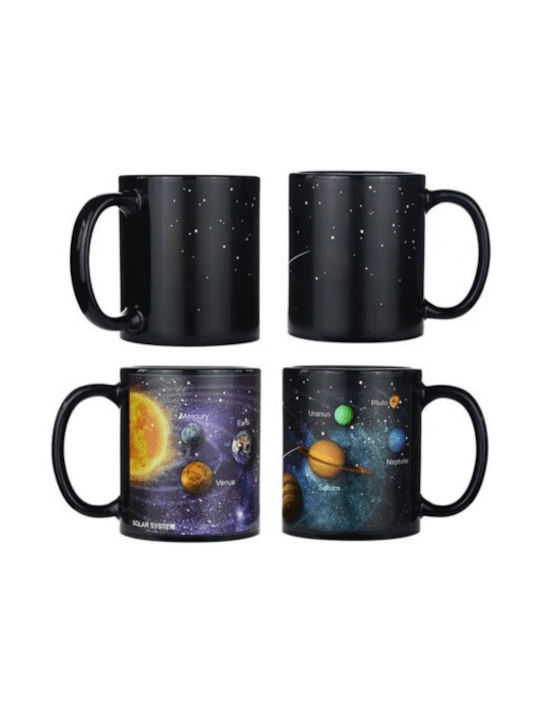 Solar System Magic Heat Change Mug Black 300ml