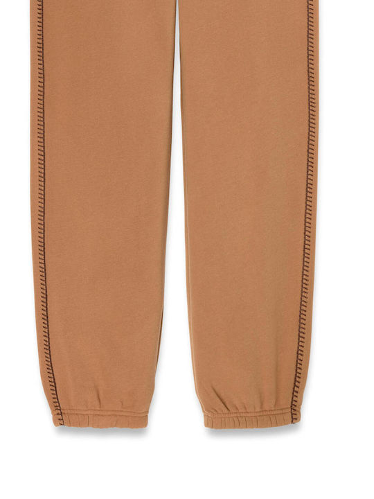 Damen Stoffhose Braun
