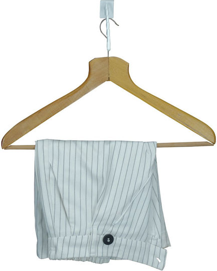 Uncle George Metallic Kitchen Hanger 23x3x3cm White