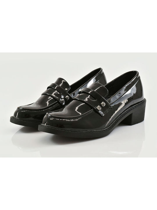 Envie Shoes Damen Mokassins in Schwarz Farbe