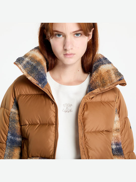 Leadbetter Point Ii Women's Short Lifestyle Jacket for Winter Camel Brown