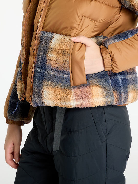 Leadbetter Point Ii Women's Short Lifestyle Jacket for Winter Camel Brown