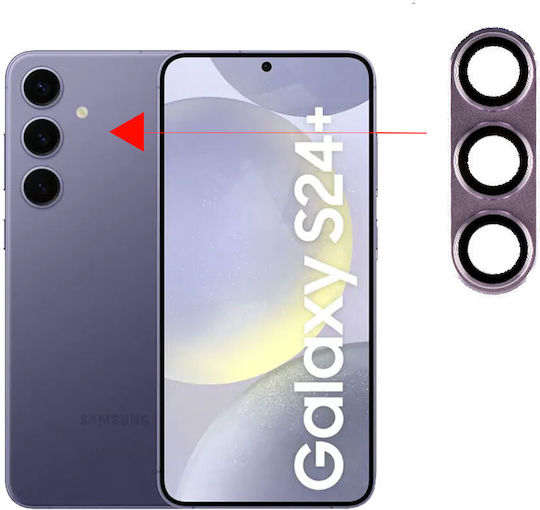 Volte-Tel Glass Cover Camera Protection Tempered Glass Purple for the Samsung S24 Plus 5G S926 8353161