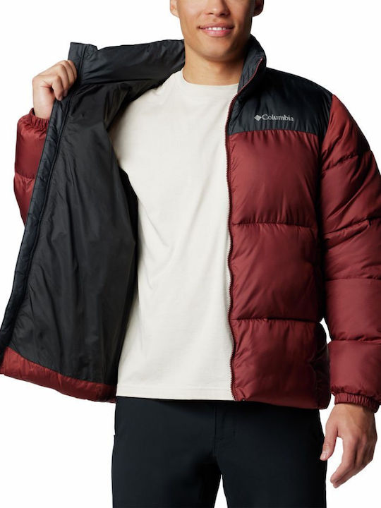 Winter Jacket Puffer Burgundy
