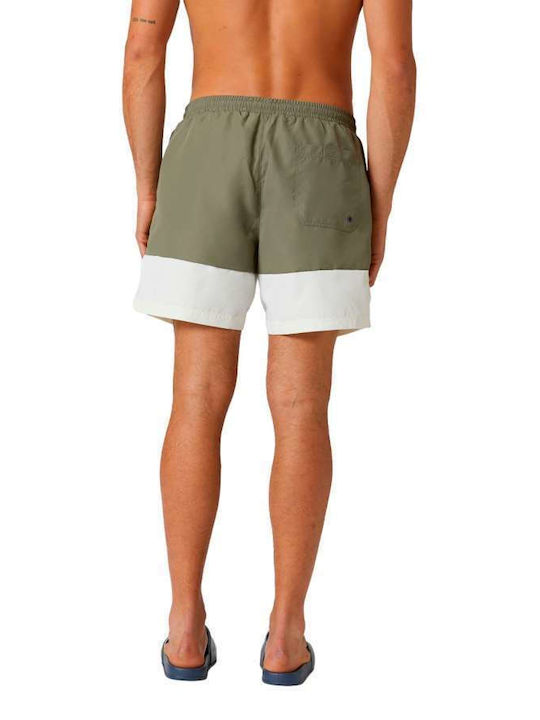 Aeronautica Militare Men's Swimwear Shorts VERDE WHITE