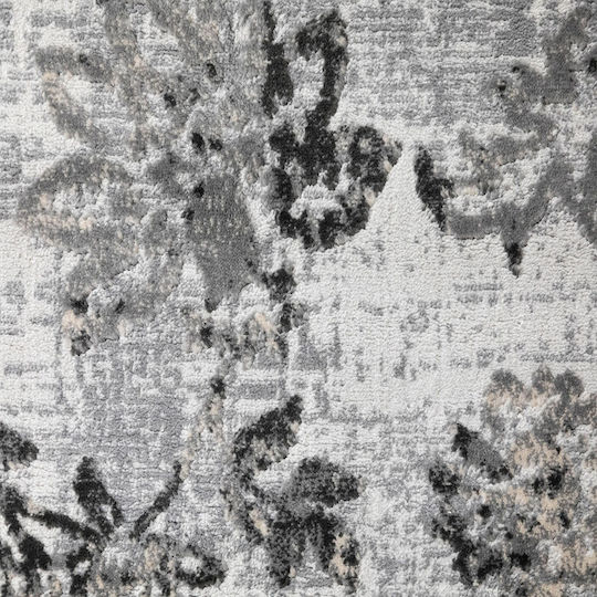 Ezzo Modern Bedroom Rugs Set Grey 12-9679BCD 3pcs