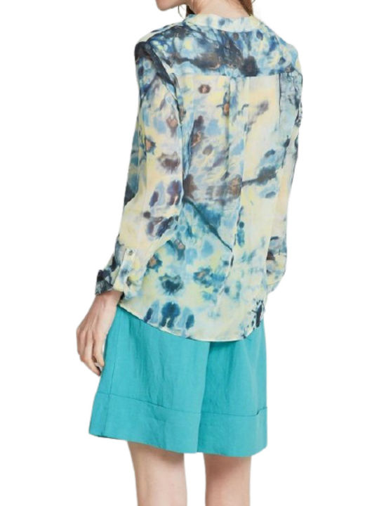 Women's Long Sleeve Shirt Aqua