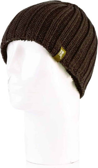 Beanie Ανδρικός Σκούφος Πλεκτός σε Χακί χρώμα