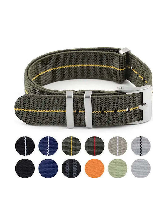Fabric Strap Nato Black 22mm