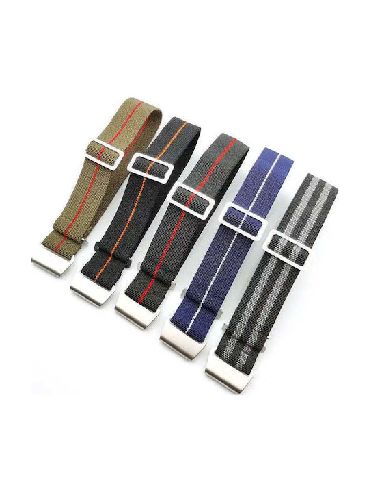 Fabric Strap Nato Black 18mm