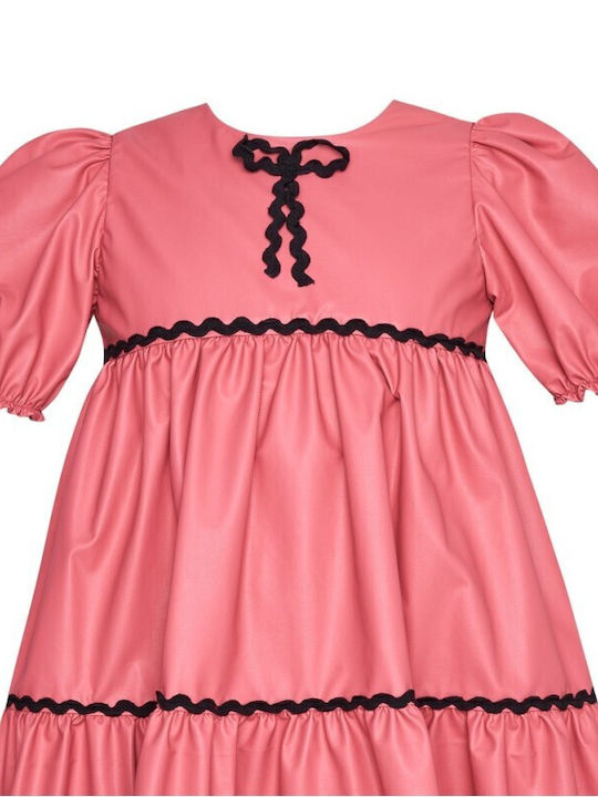 Two In A Castle Kids Dress Pink