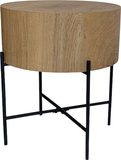 Liberta Side Table Madera Natural Black Liberta Side Table Madera Natural Black