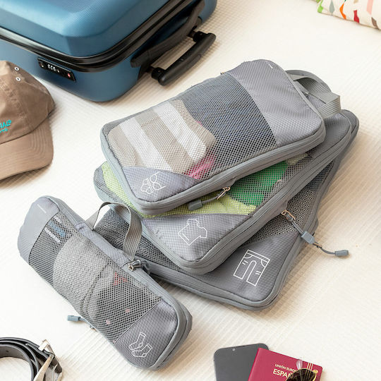 Innovagoods Original Koffer-Organizer-Taschen Compakube Set aus 4 V0103888