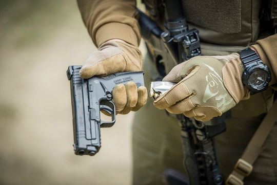 Helikon Tex All Round Fit Tactical Military Gloves in Beige color