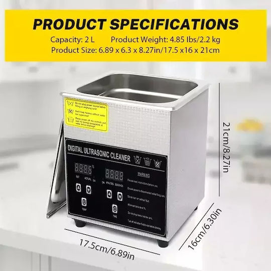 Ultraschallreiniger 2Es mit digitalem Timer