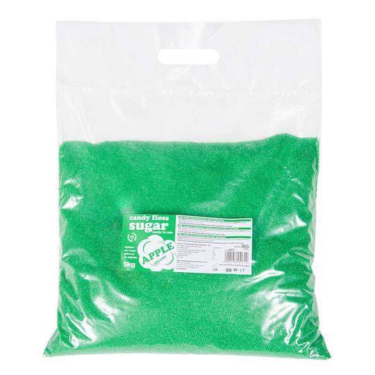 Zuckerwatte Zucker mit Grünapfelgeschmack 5kg