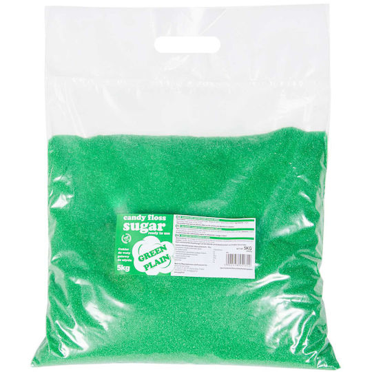 Green Natural Flavored Cotton Candy Sugar 5kg