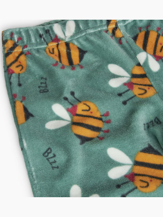 Boboli Kids' Pajamas Winter Cotton Green