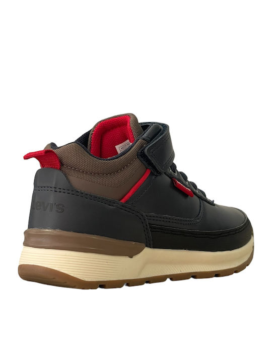 Ascot Kids Boots with Velcro Navy Blue