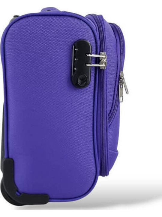 Επαγγελματική Τσάντα Ρόδες 40x35x20 Playbags Collection Tr2206 Μωβ