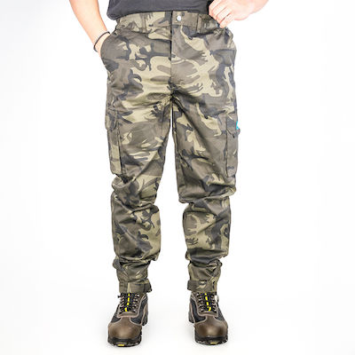 Bormann Pantaloni Militari Camo în Culoare Kaki